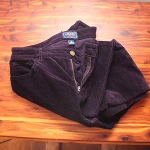 Purple corduroy pants size 12